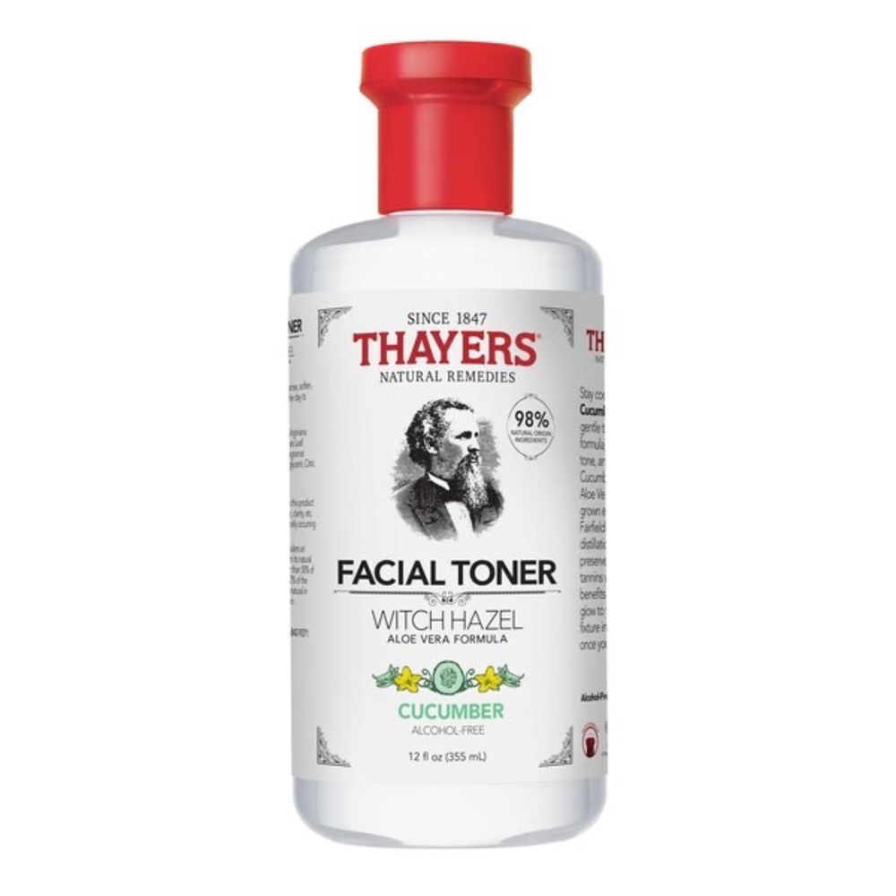 Thayer facial toner cucumber skincare pore minimizing skin glow face wash